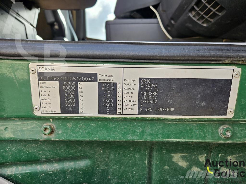 Scania R 480 Lastbiler med tip