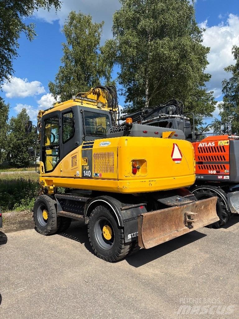 Komatsu PW 140-7 Gravemaskiner på hjul