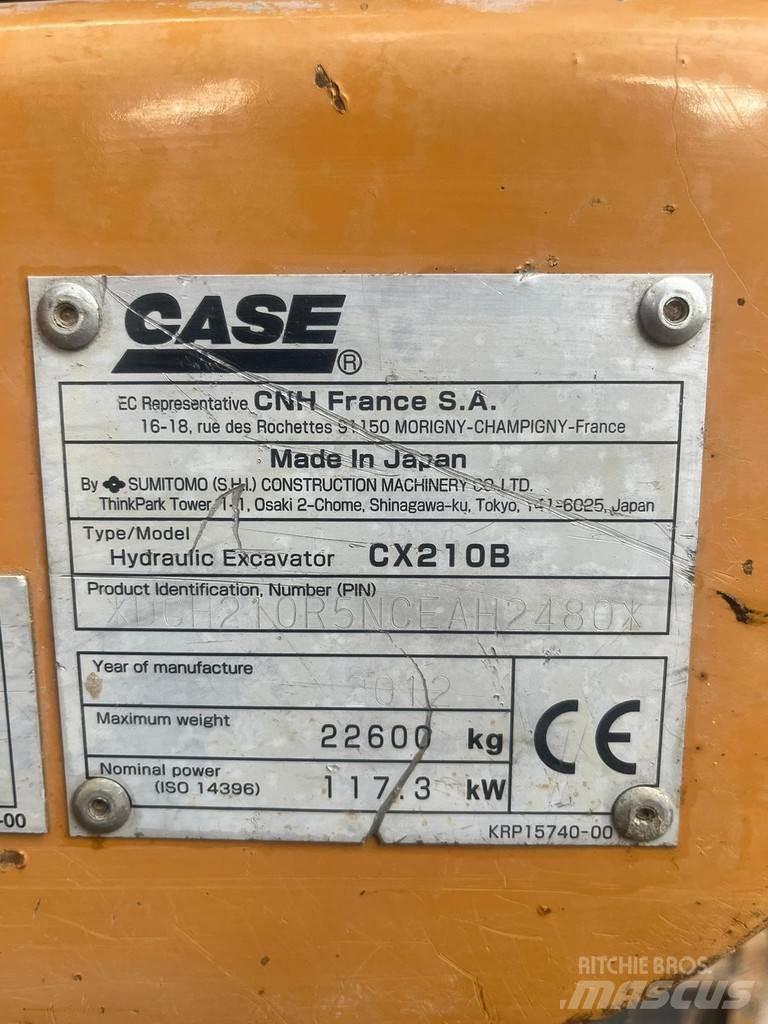 CASE CX210B Gravemaskiner på larvebånd