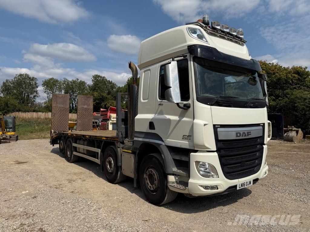 DAF CF 460 Flatbed lastbiler med spil