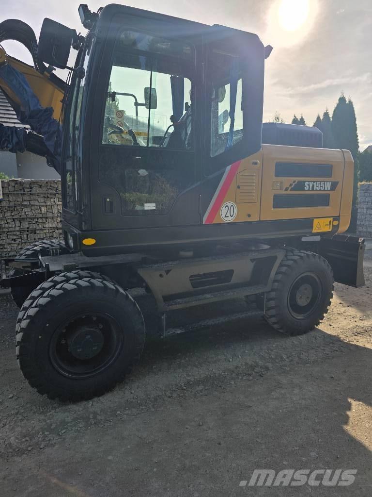 Sany SY 155 W Gravemaskiner på hjul