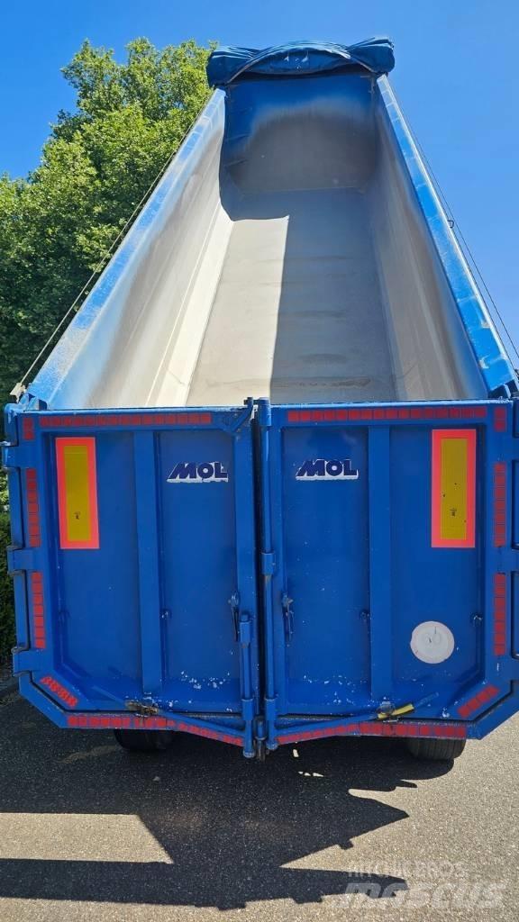 MOL KO225 Steel / Alu Semi-trailer med tip