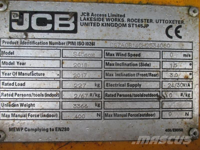 JCB S4550E Saxlifte