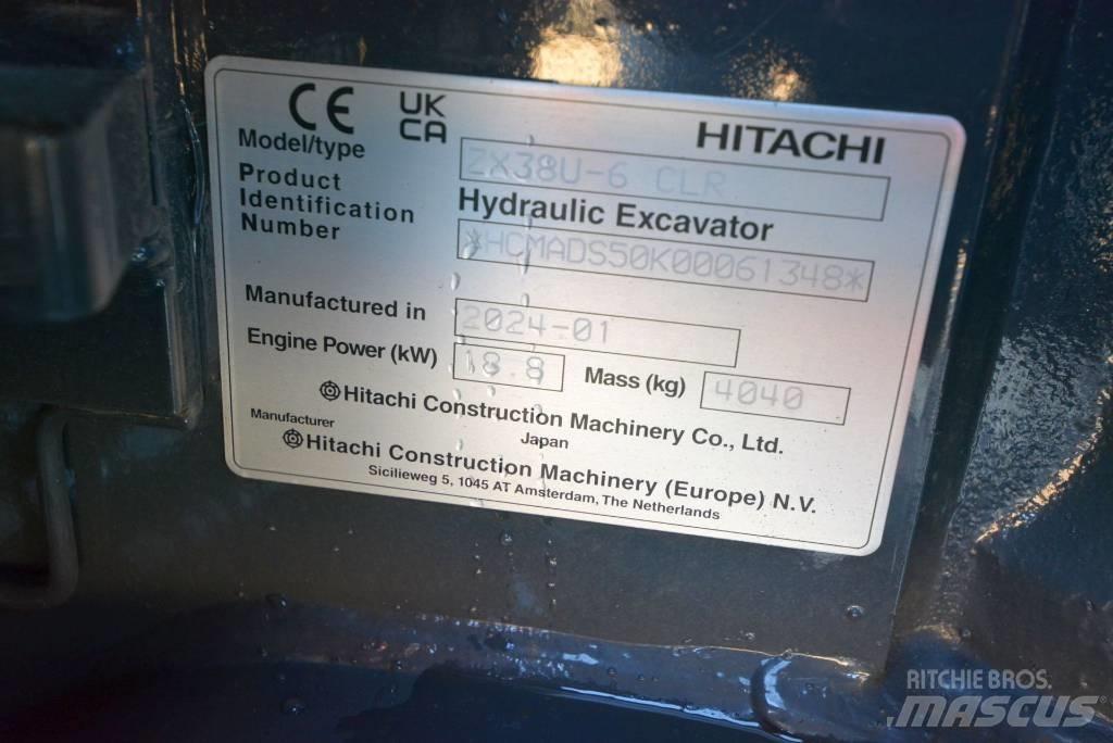 Hitachi ZX 38 U-6 Minigravemaskiner