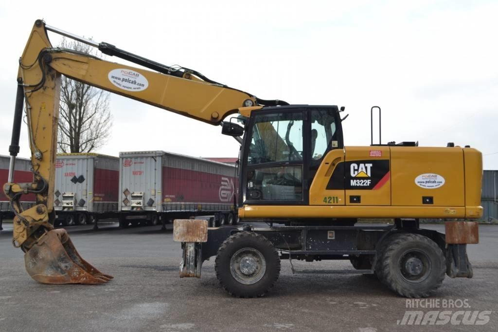 CAT M 322F Gravemaskiner på hjul