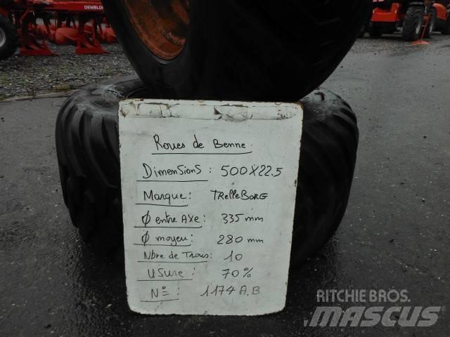 Trelleborg 500/22.5 Hjul, Dæk og Fælge