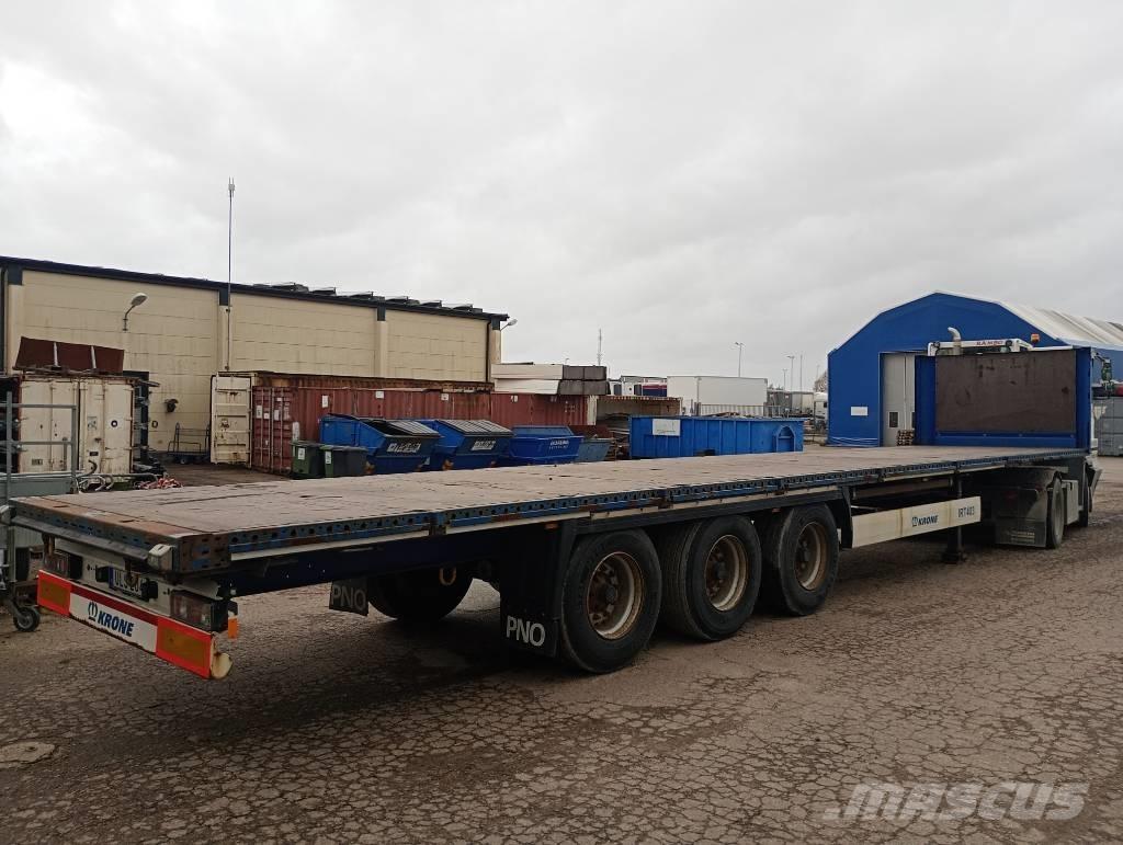 Krone FLAKTRAILER Semi-trailer med lad/flatbed