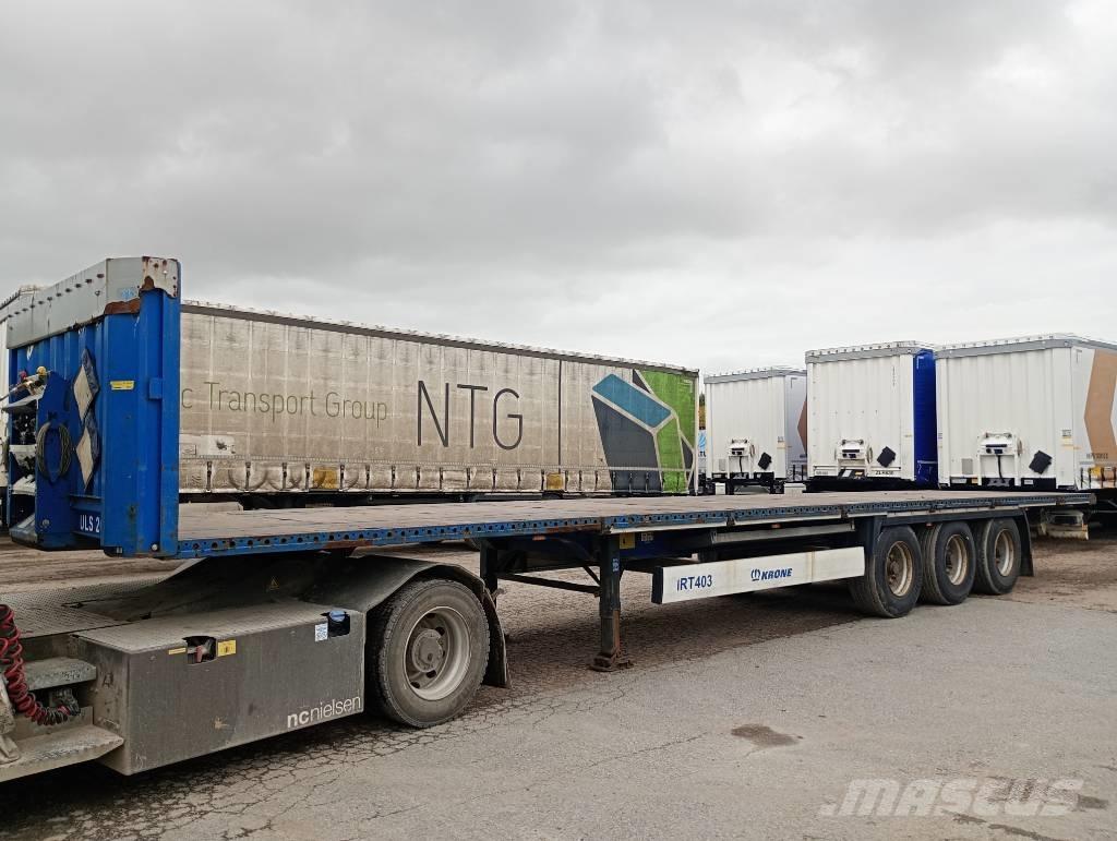 Krone FLAKTRAILER Semi-trailer med lad/flatbed