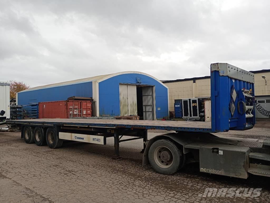 Krone FLAKTRAILER Semi-trailer med lad/flatbed