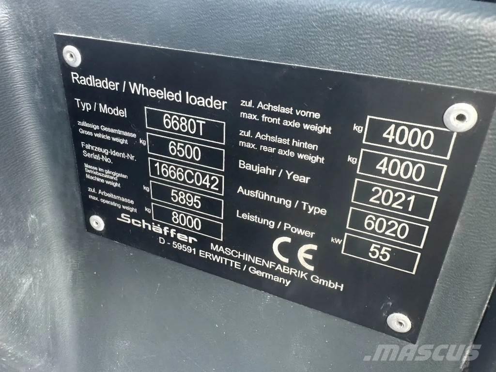 Schäffer 6080T Teleskopiske hjullæssere