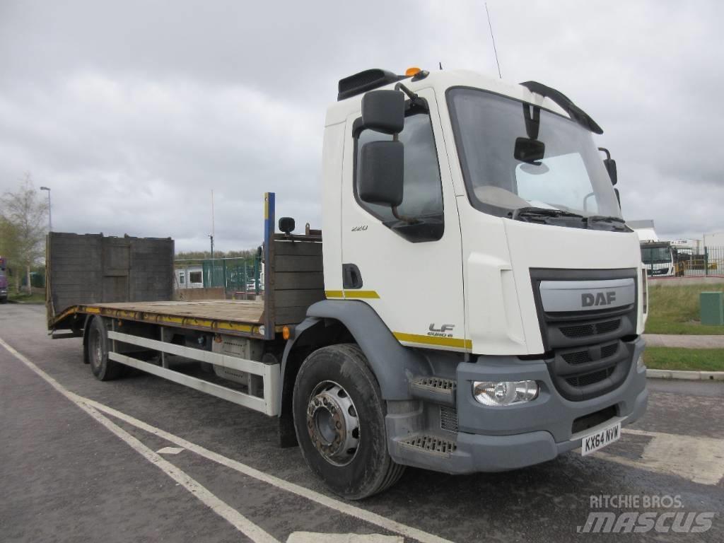 DAF 55.220 Flatbed lastbiler med spil