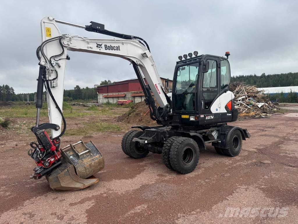 Bobcat E 57 W Gravemaskiner på hjul