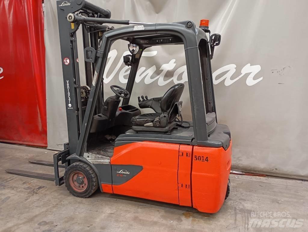 Linde E 16 El gaffeltrucks