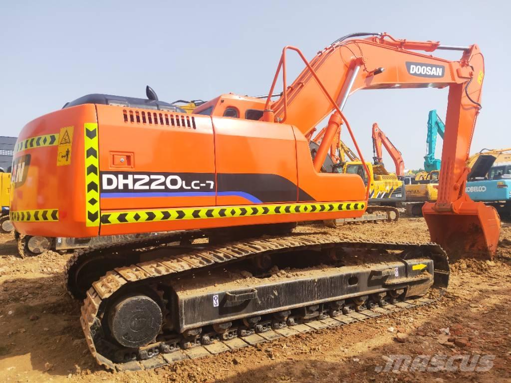 Doosan DH220LC-7 Gravemaskiner på larvebånd