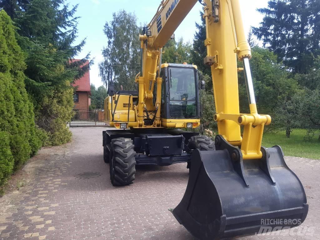 Komatsu PW 130-7 Gravemaskiner på hjul