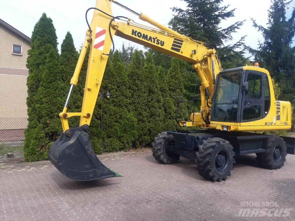 Komatsu PW 130-7 Gravemaskiner på hjul