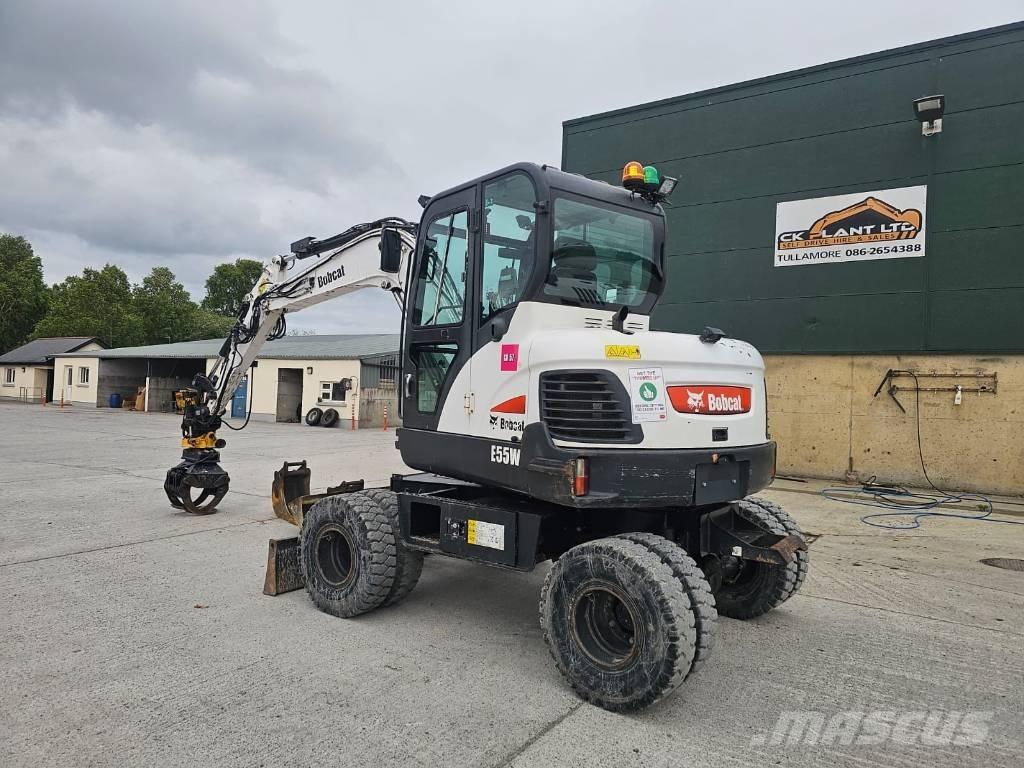 Bobcat E 55 W Gravemaskiner på hjul