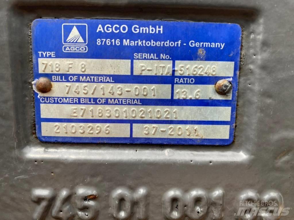 Fendt 820 FRONT AXLE Gear