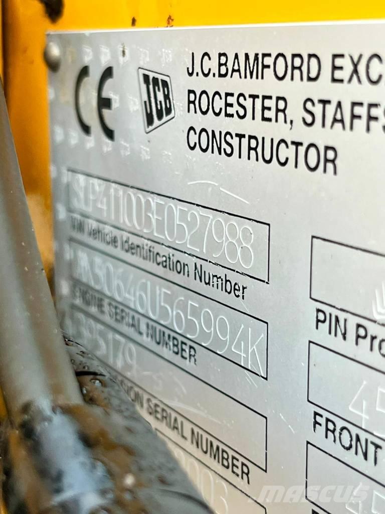 JCB 411 HT Læssemaskiner på hjul