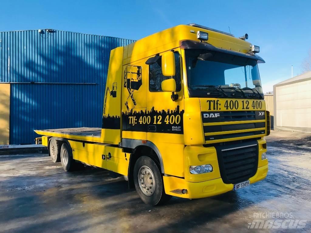 DAF 1850 FAN XF 105 Flatbed lastbiler med spil