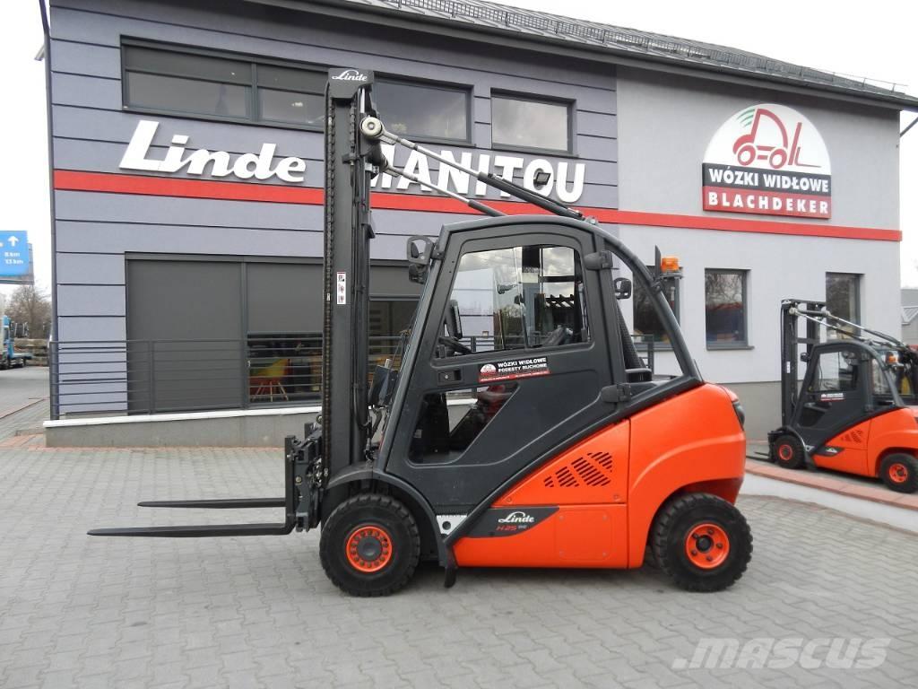 Linde H25D-02 Diesel gaffeltrucks