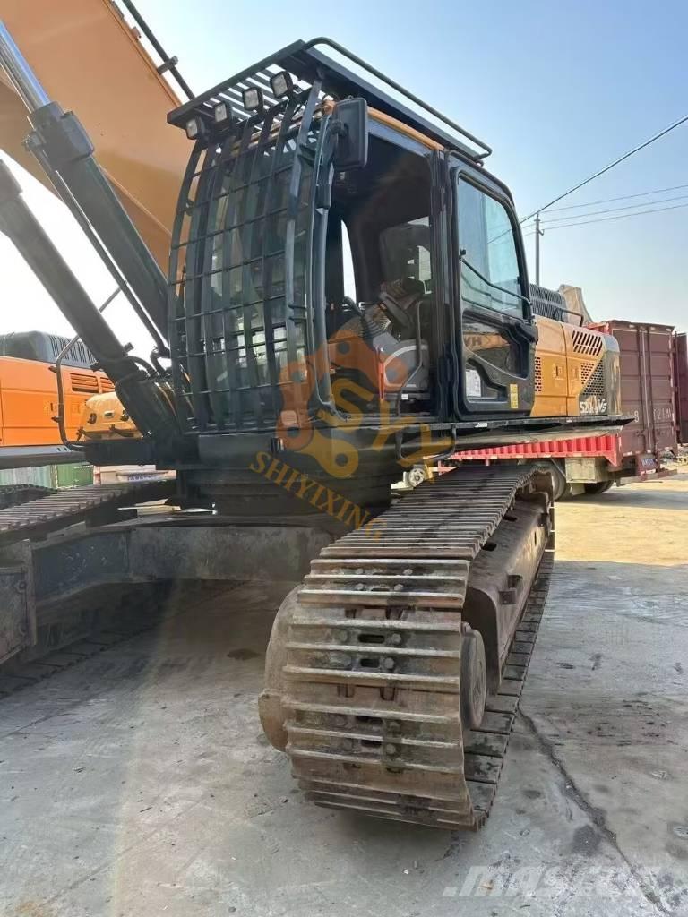 Hyundai Robex 520 VS Gravemaskiner på larvebånd