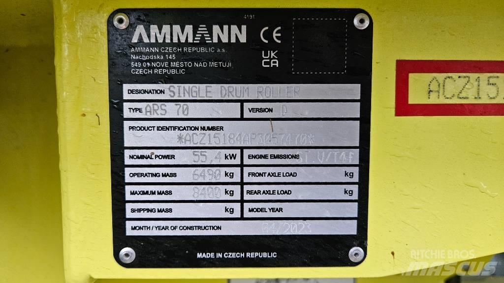 Ammann ARS 70 Tvilling tromle