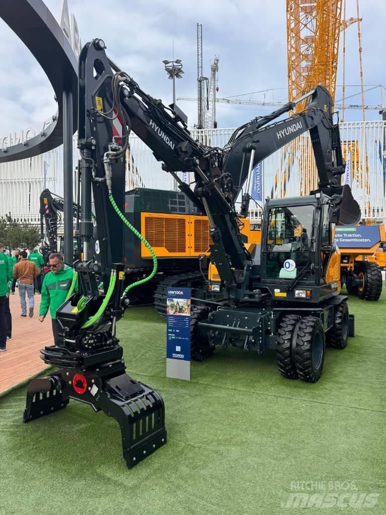 Hyundai HW 100 A Gravemaskiner på hjul