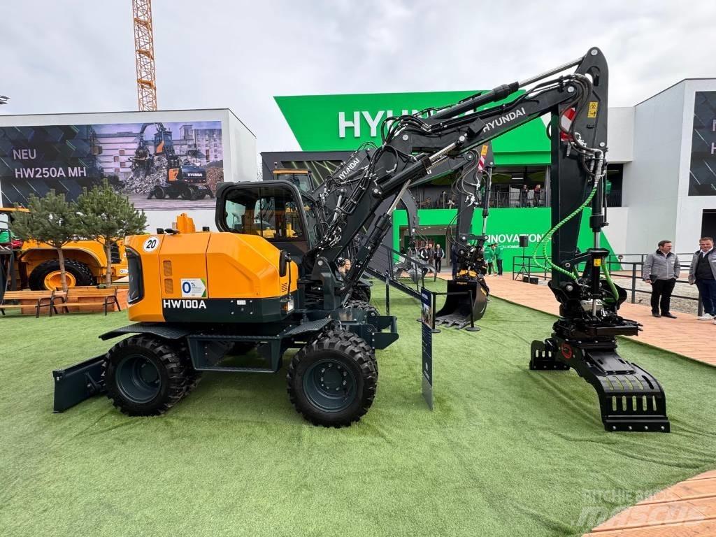 Hyundai HW 100 A Gravemaskiner på hjul