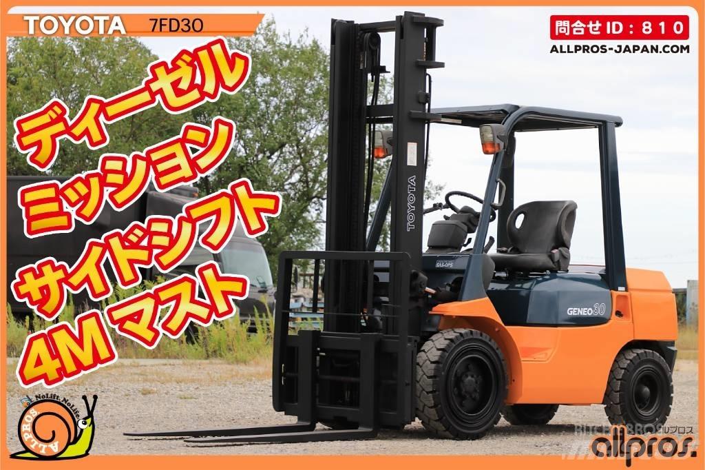 Toyota 7 FD 30 Diesel gaffeltrucks