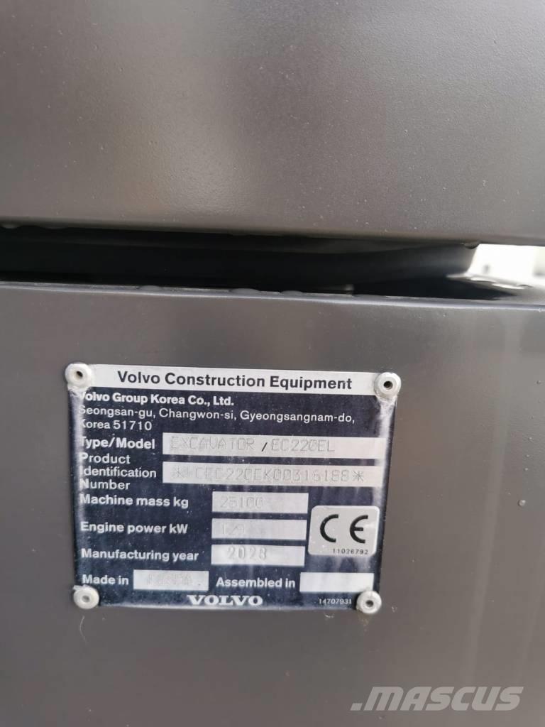 Volvo EC 220 EL Gravemaskiner på larvebånd