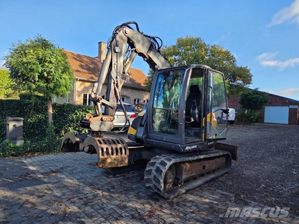 Mecalac 8 MCR Midi-gravemaskiner 7t - 12t
