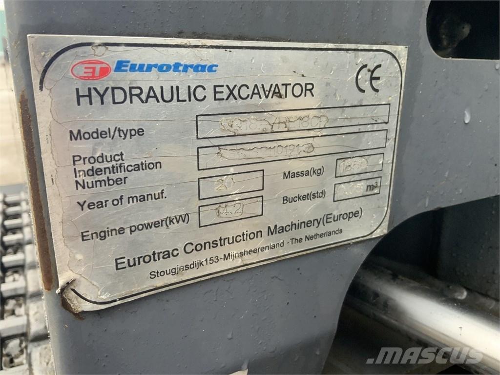 Eurotrac HE 18 Minigravemaskiner