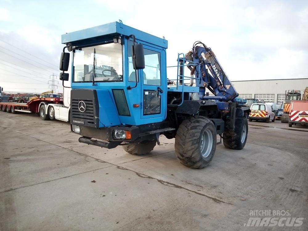 Mercedes-Benz Unimog Lastbil med kran