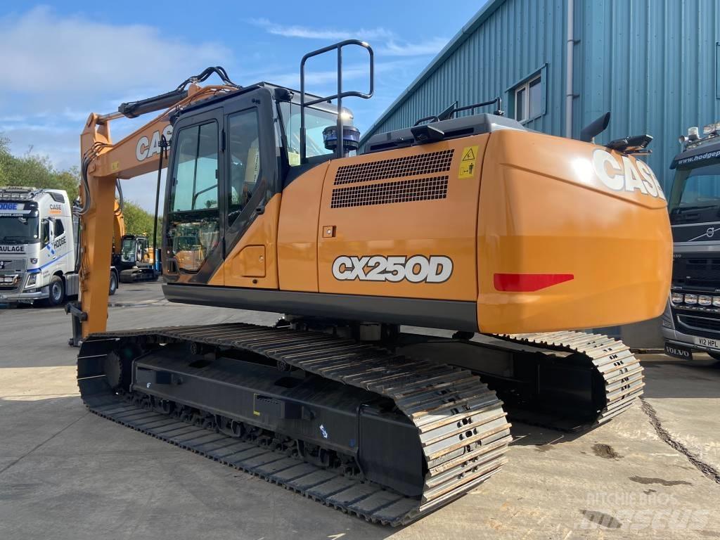 CASE CX 250 D Gravemaskiner på larvebånd