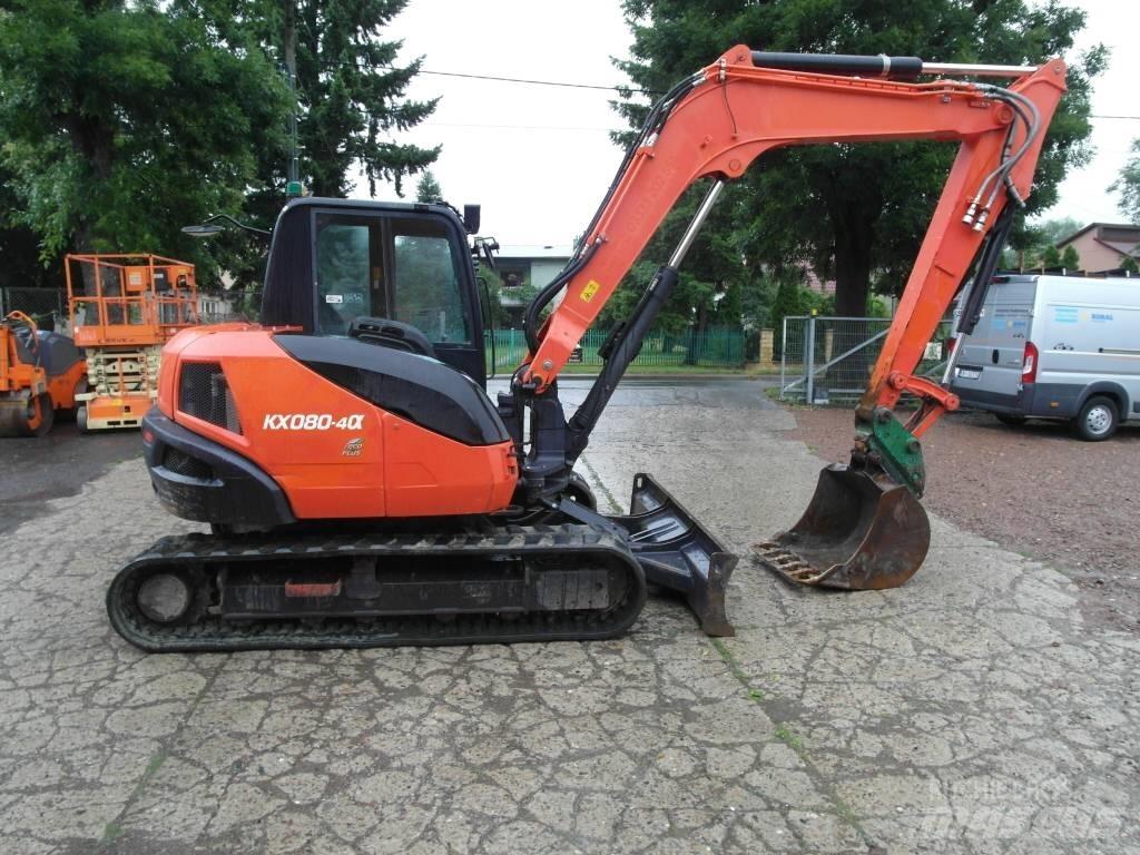 Kubota KX 080-4 Midi-gravemaskiner 7t - 12t
