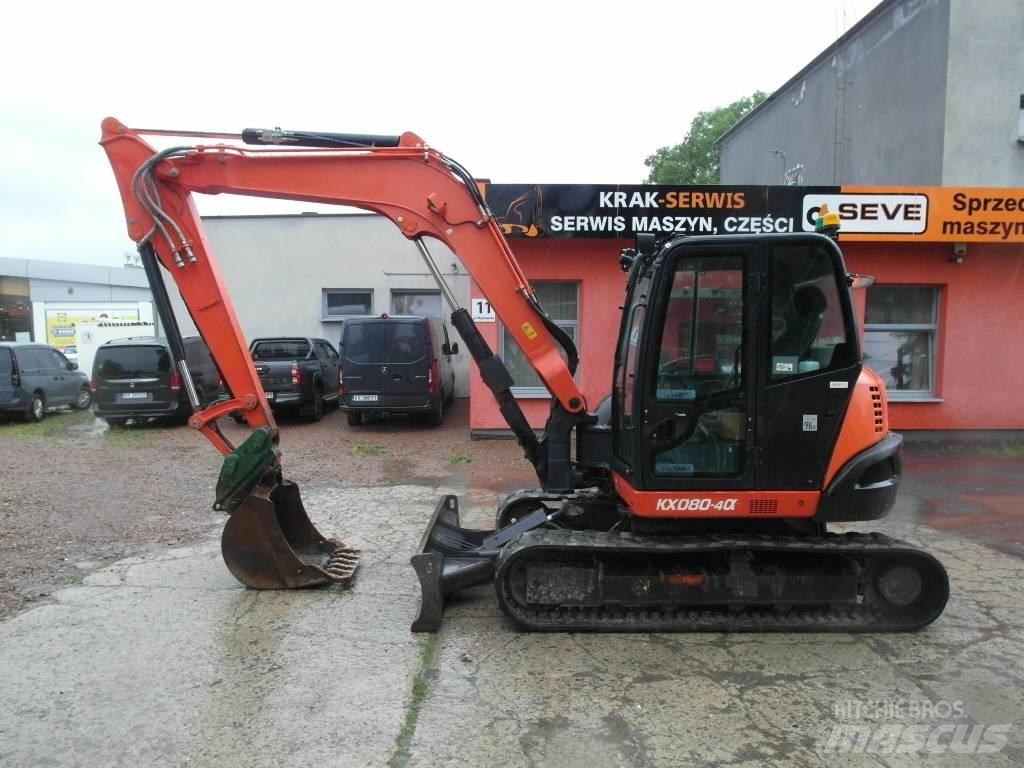 Kubota KX 080-4 Midi-gravemaskiner 7t - 12t