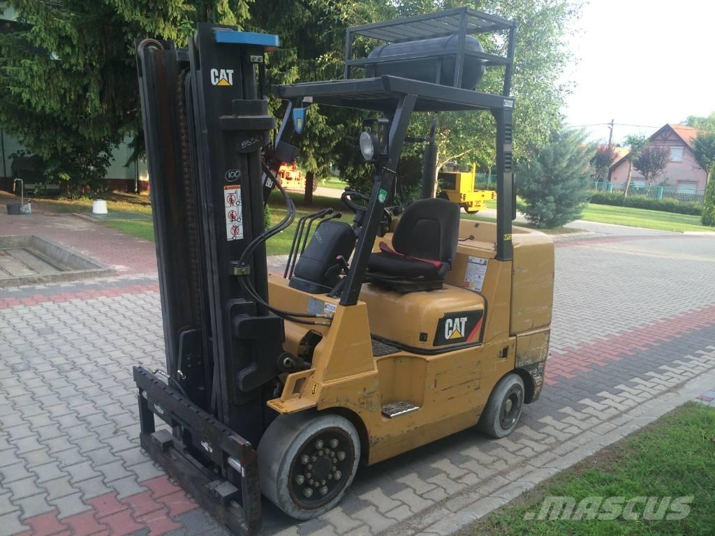 CAT GC45KY V-2835 LPG gaffeltrucks