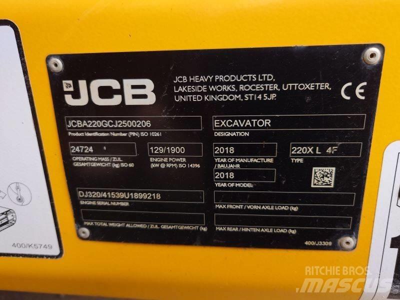 JCB 220 XL 4F Gravemaskiner på larvebånd