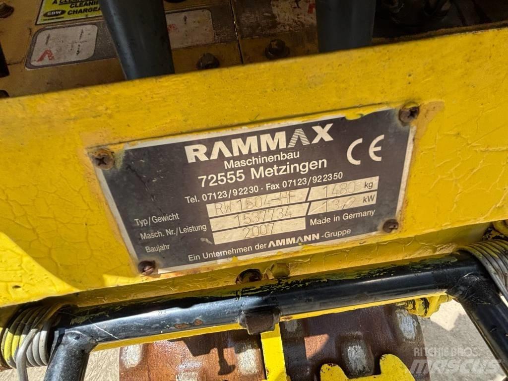 Ammann Rammax Jordvibrationstromler