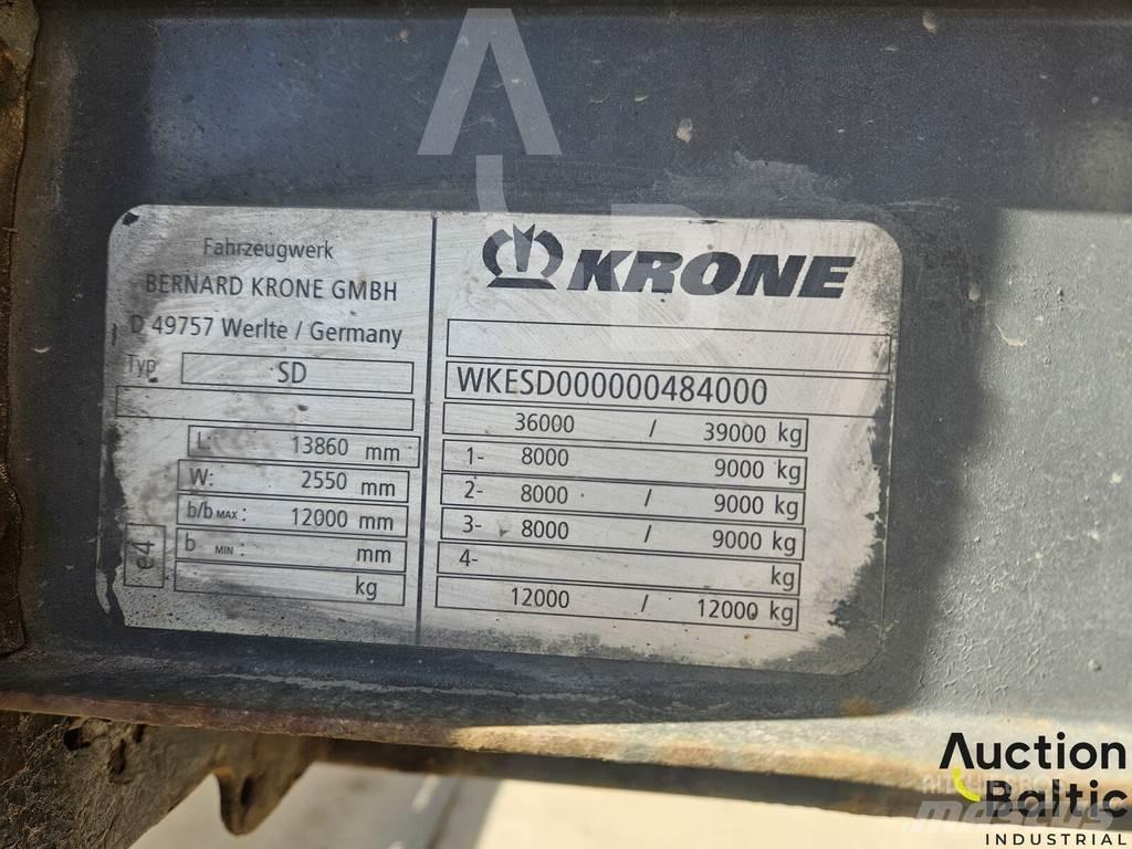 Krone SD Semi-trailer med Gardinsider