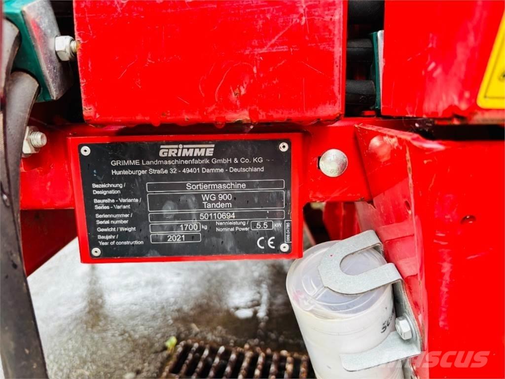 Grimme WG 900 Kartoffelmaskiner - Andet udstyr
