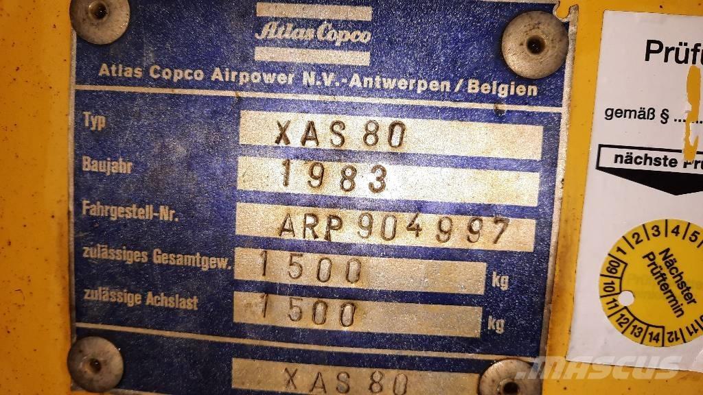 Atlas Copco XAS 80 Kompressorer