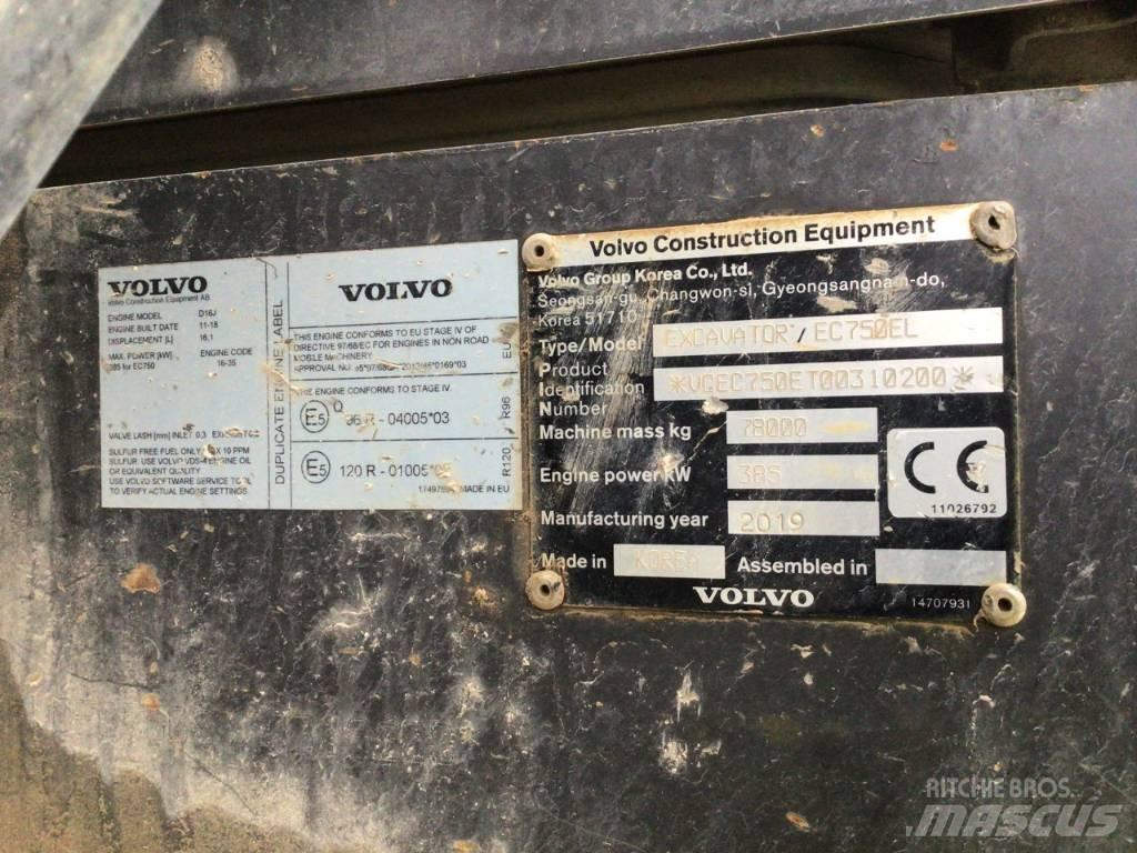 Volvo EC 750 E Gravemaskiner på larvebånd