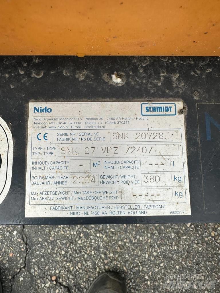 Nido SNK 27 VPZ Sneskovle og -plove