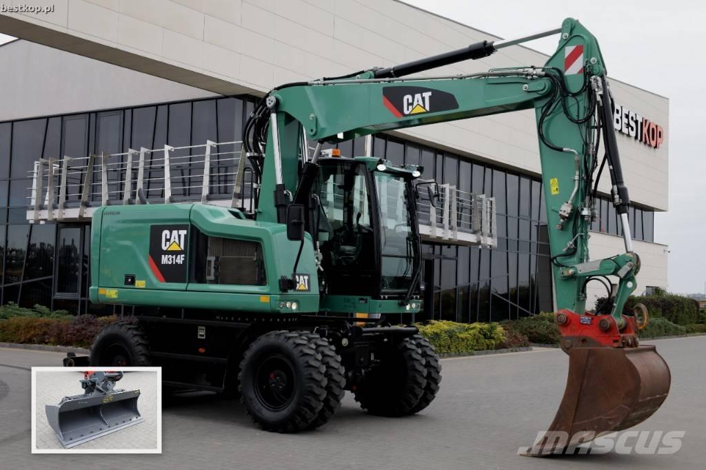 CAT M314F Gravemaskiner på hjul