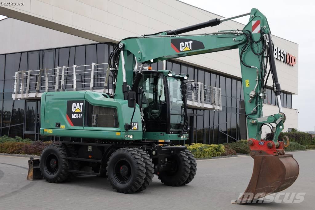 CAT M314F Gravemaskiner på hjul