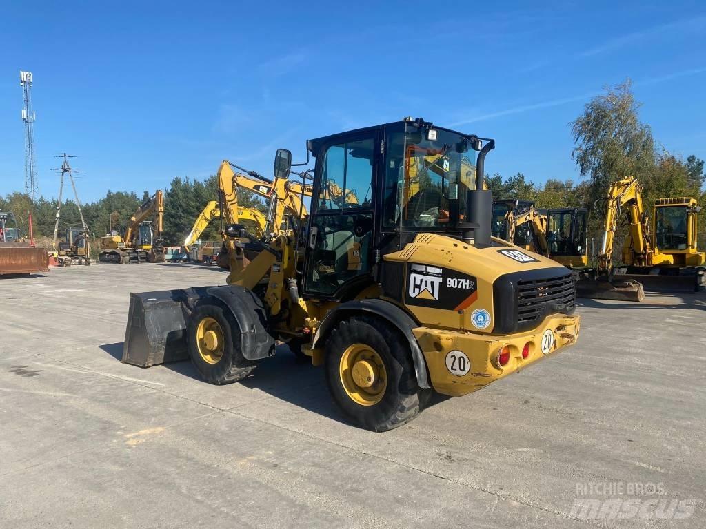 CAT 907 H 2 Læssemaskiner på hjul