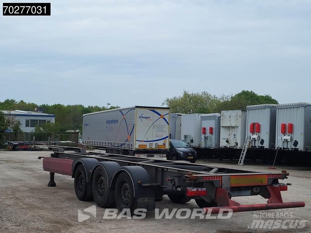 Van Hool 3 axles Semi-trailer med containerramme