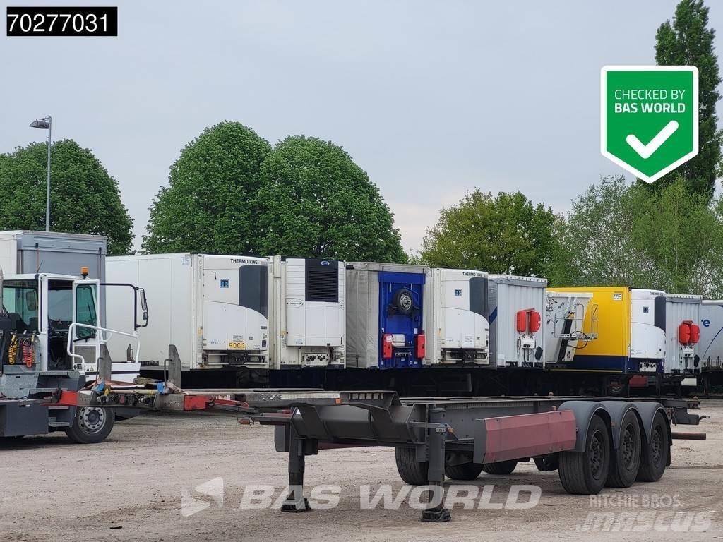 Van Hool 3 axles Semi-trailer med containerramme